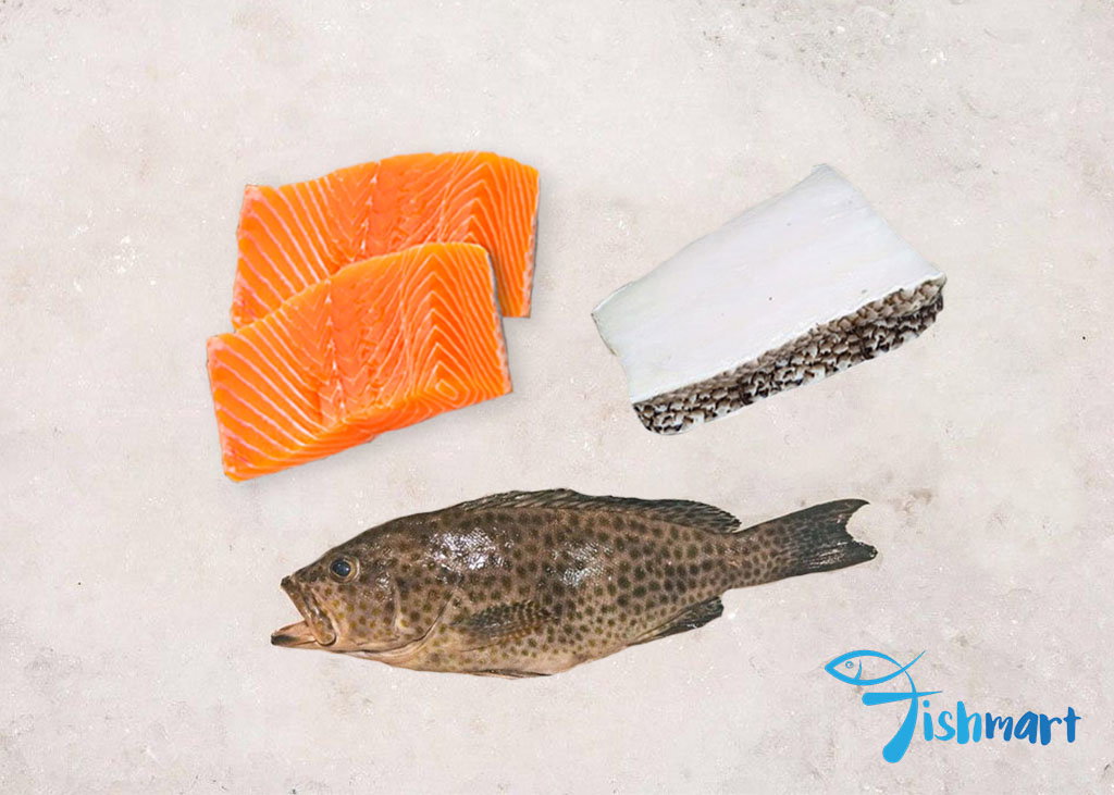 Small Family Bundle 1x Codfish Fillet 200g, 1x Salmon Fillet (Approx: 600g) + 1 x Whole Fish
