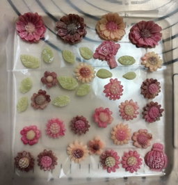 Baked Foral Mooncake 
