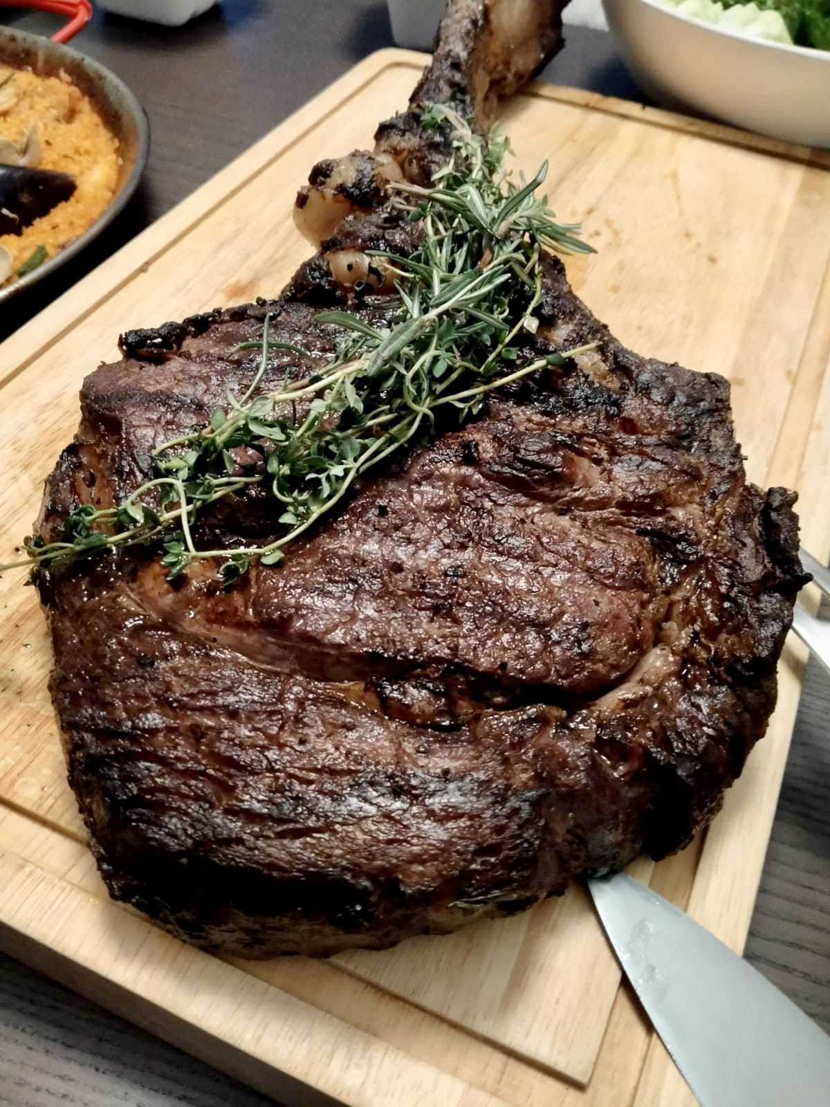 Filete de Costilla con Hueso Wagyu a la Parrilla _0