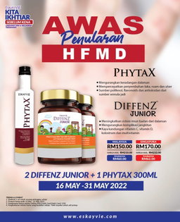 2 Diffenz Junior + Phytax 300ml