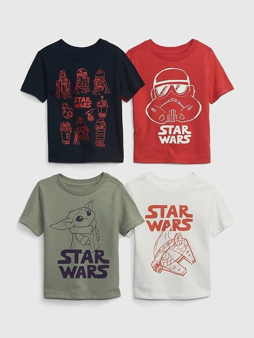 Star Wars Space Organic Cotton Tee 4 pack_0