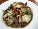 Thai black pepper beef 