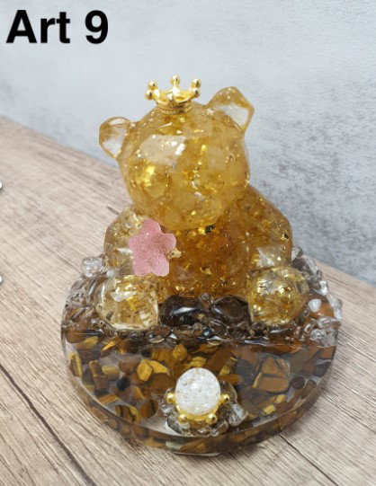 Bear Art Set (Includes 1 Bear Love + Heart Shaped Butter Cookies + Iridescent Flower)_8