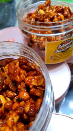 Sambal Tempe with ikan bilis