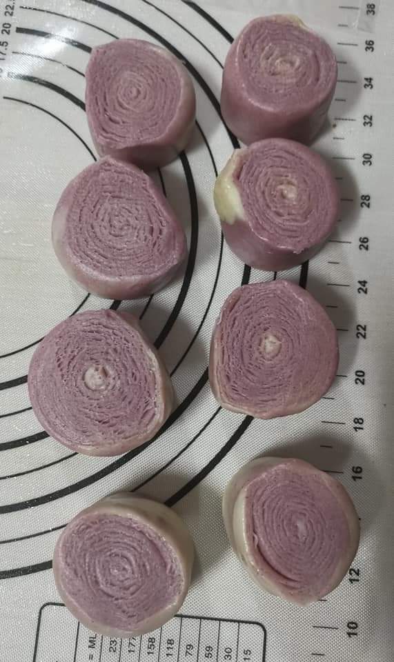 Home baked Spiral Yam Mooncake _2