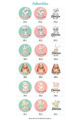 Nurse Cute Animal Theme Badge Reel (Clip On) 