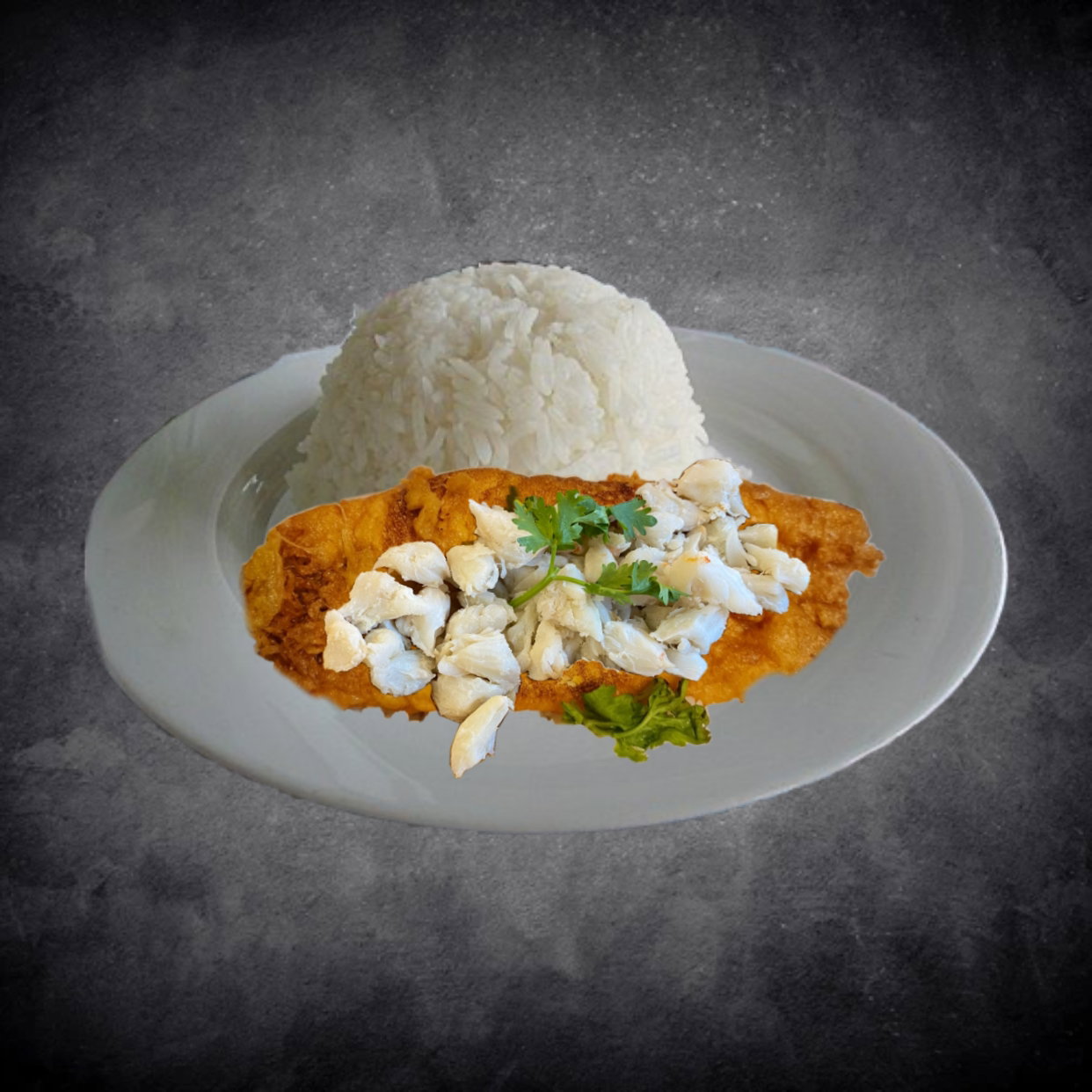 Jumbo Crab Omelette Rice_0