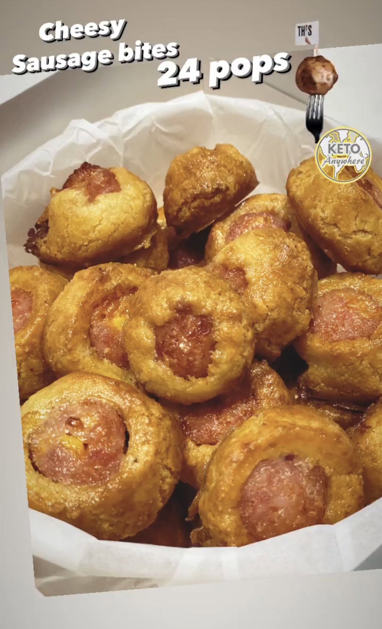 Cheesy Sausage Bites - 24 pops_0