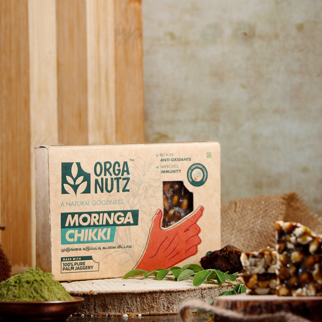 Moringa Peanut Chikki
