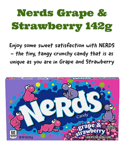 Nerds Strawberry & Grape 142g 