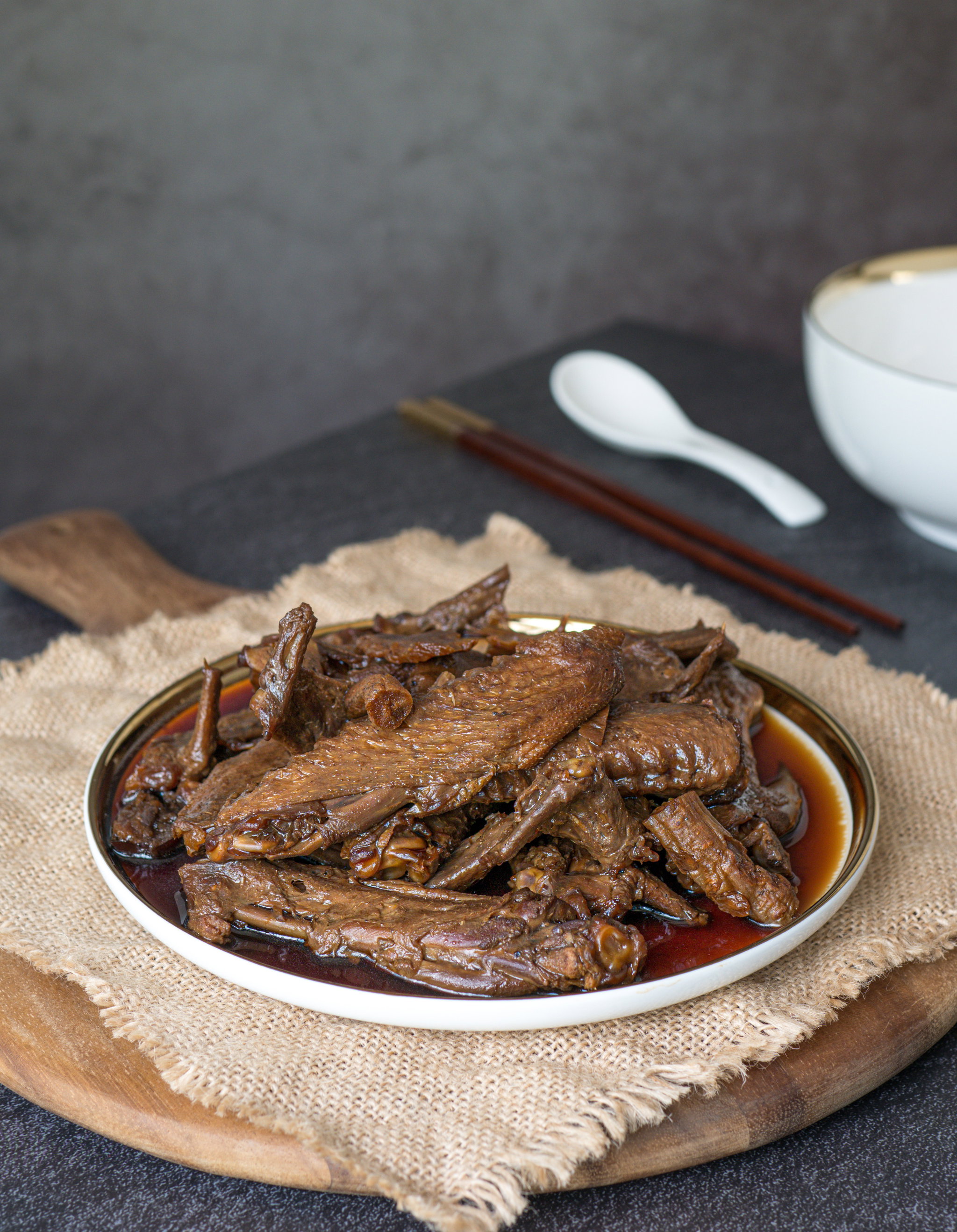Braised Herb Duck Wings_0
