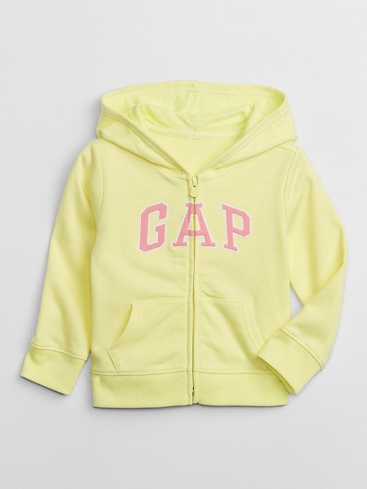 Zip Hoodie in Citron