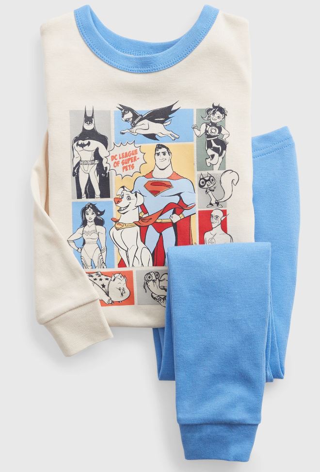 Organic Cotton DC Comics PJ Set