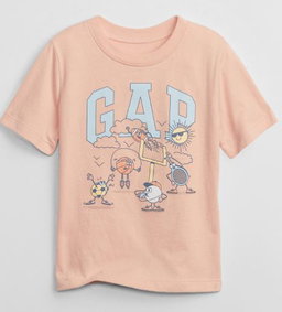 Gap Tee in Peach