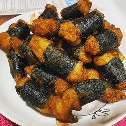 Crispy Seaweed Chicken (紫菜鸡)