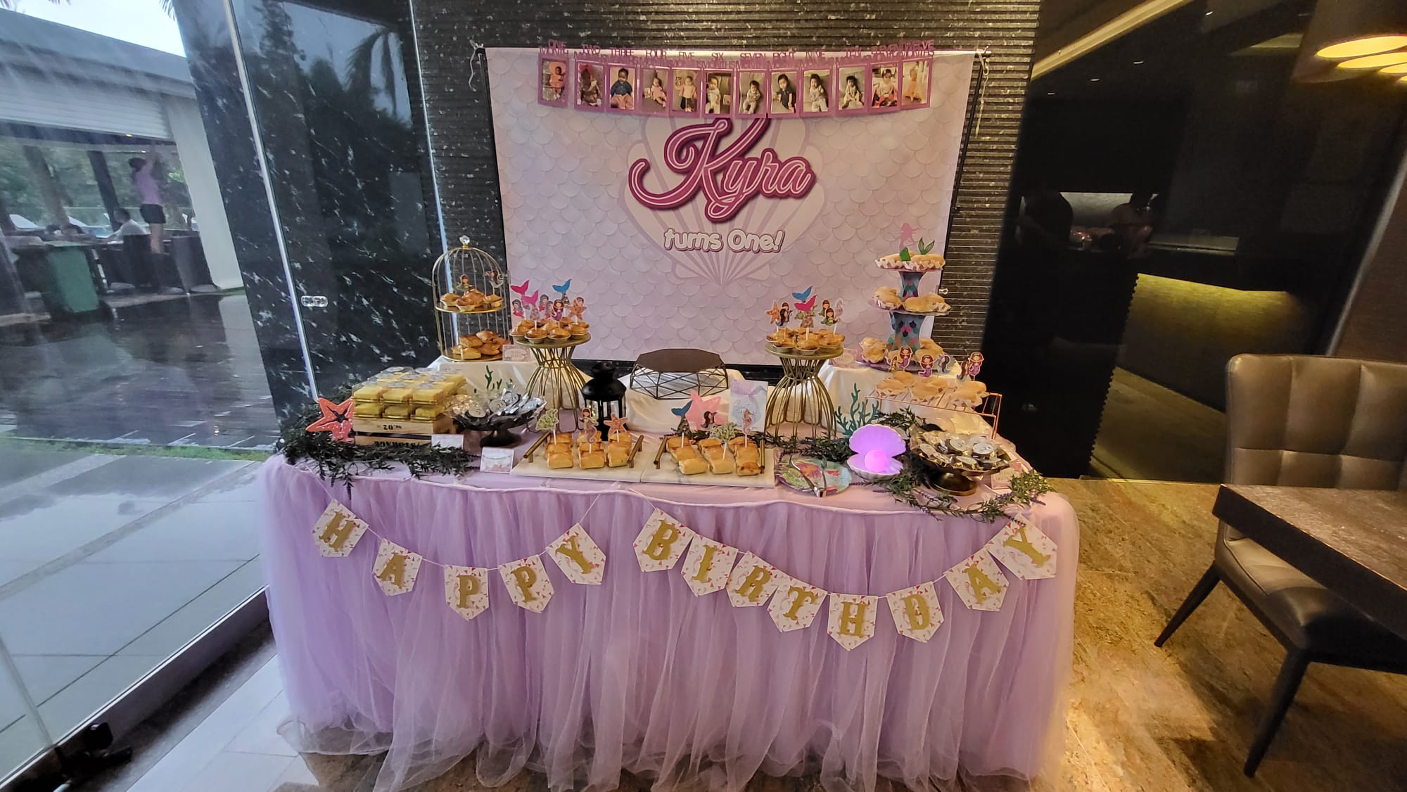 Princess Mermaid Dessert Table _0
