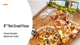 Thin Crust Pizza 8"