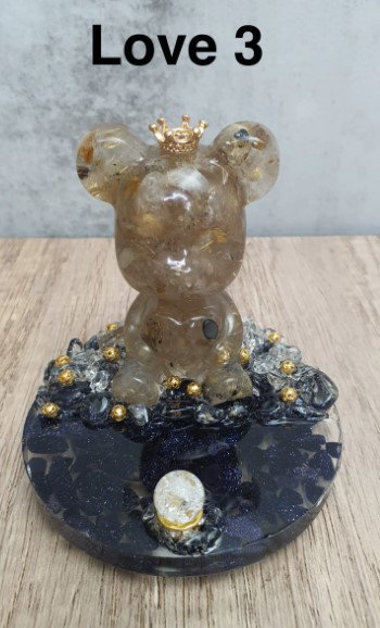 Bear Love Set (Includes 1 Bear Love + Heart Shaped Butter Cookies + Iridescent Flower)_2