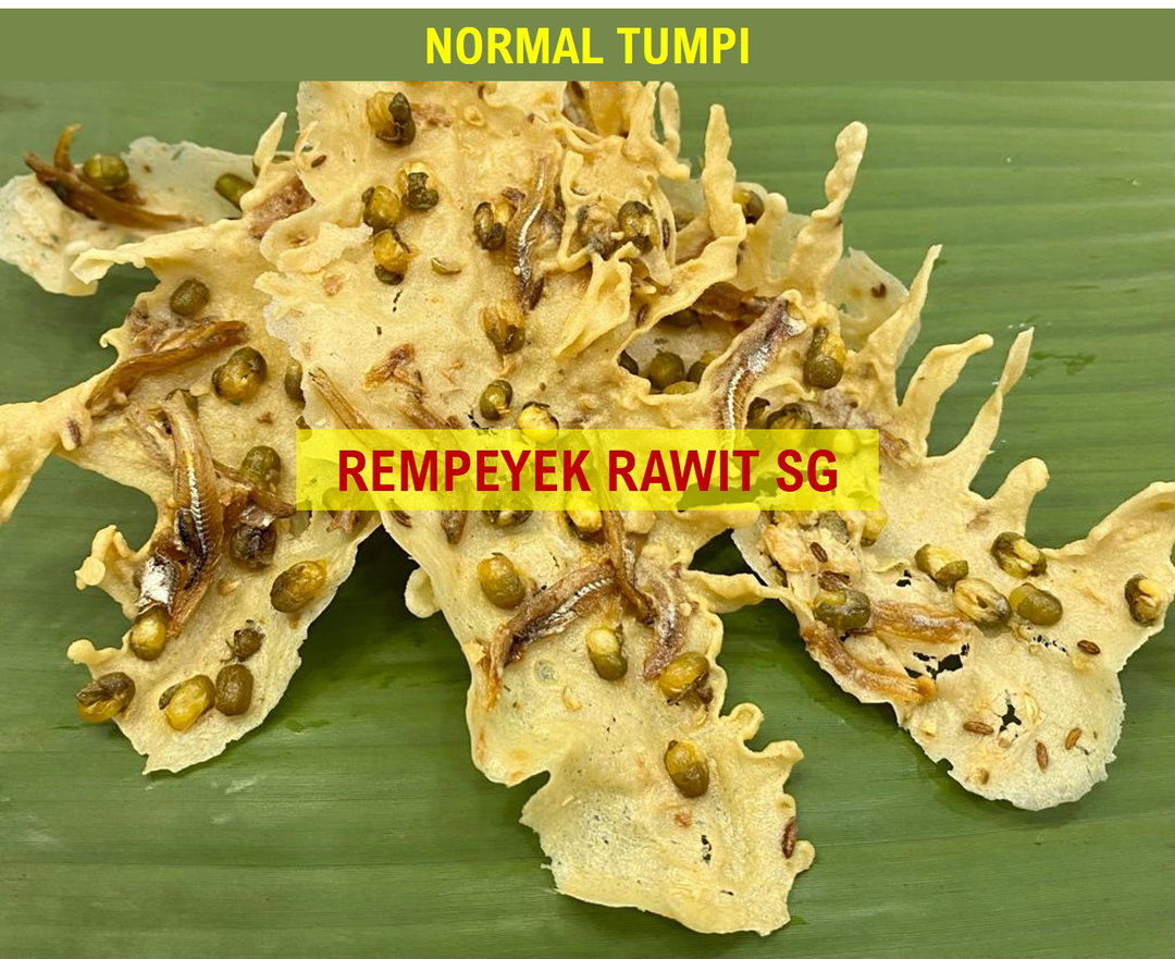 Normal Rempeyek Tumpi (Green Beans) - Tub
