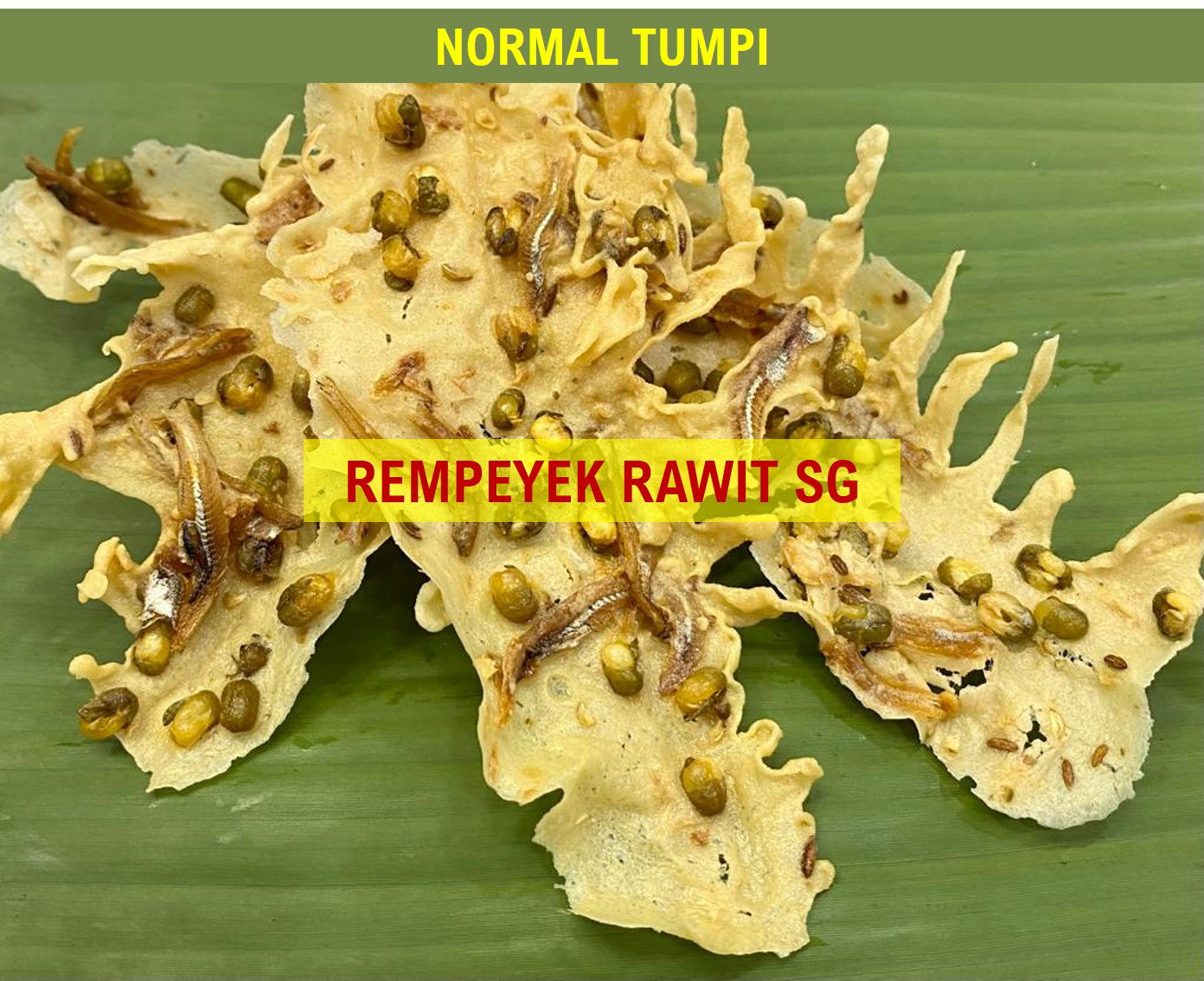 Normal Rempeyek Tumpi (Green Beans) - Tub_0