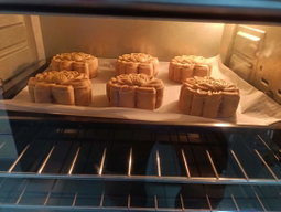 Traditional mixed nuts mooncake! 