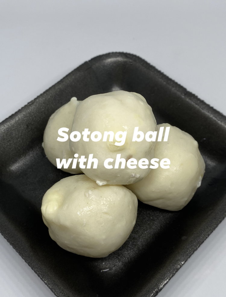 Chicken meatball with lava nacho cheese fillings