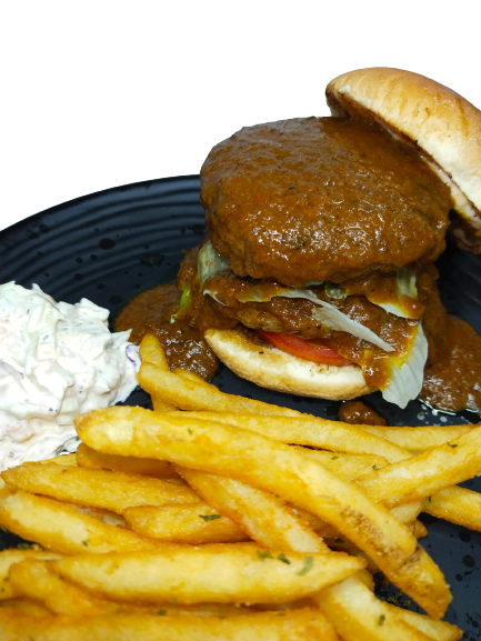 TRADITIONAL RENDANG BURGER_0