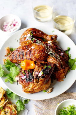 Serving Jerk Chicken