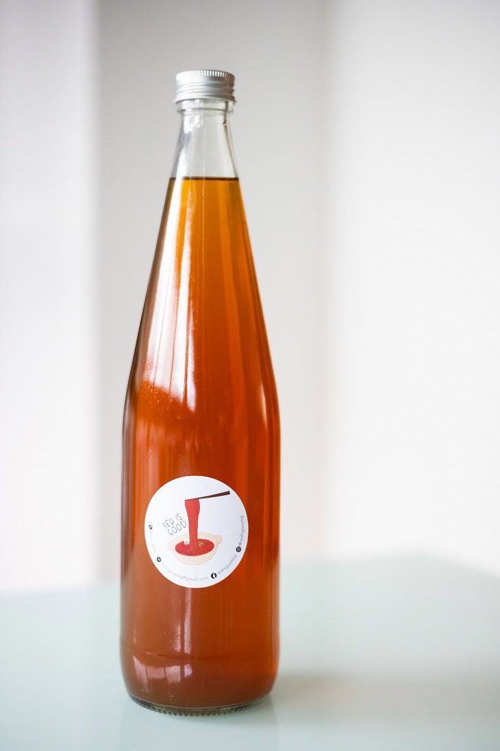 Home-Brewed 红糟酒 Red Yeast Rice Wine (700 ML)  _0