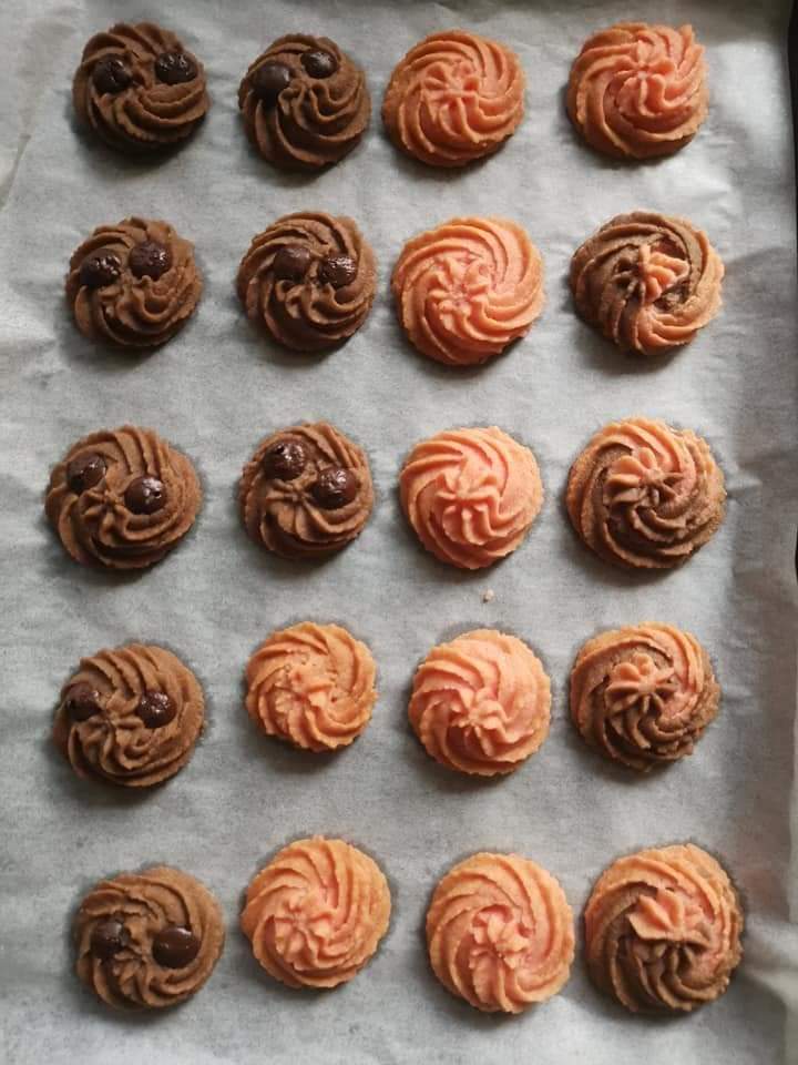 Eggless Dark chocolate butter cookies _0