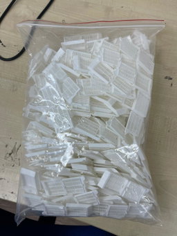 EMBEDDING CASSETTE, LONG HOLE SHAPE, SPECIAL BUCKLE, DETACHABLE LID WITH 45° (HP20282) (250 PCS/PACK) 