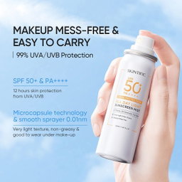 Skintific All Day Light Sunscreen Mist SPF50 PA++++