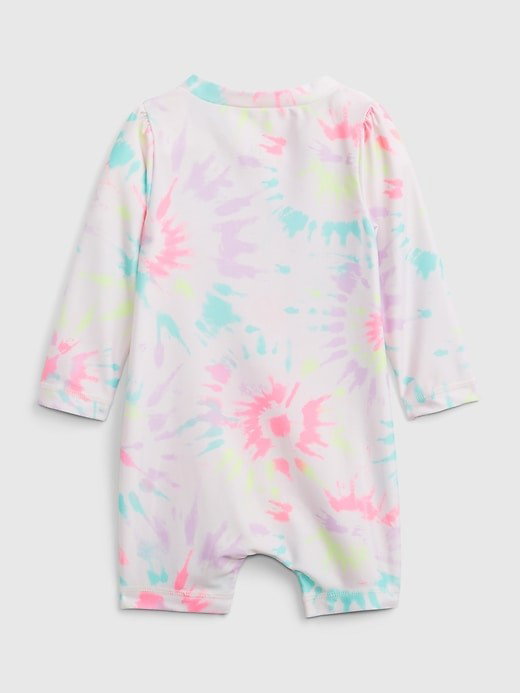 Tie Dye Rash Guard one piece_2