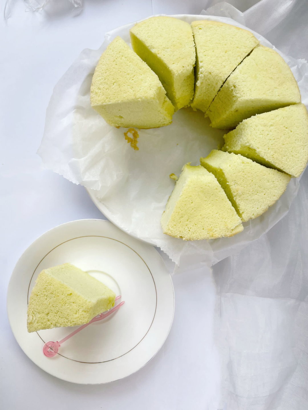 Pandan Chiffon Cake - 7 inch / cake