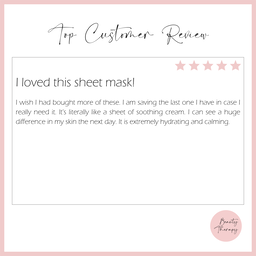 Cosrx Balancium Comfort Ceramide Soft Cream Sheet Mask