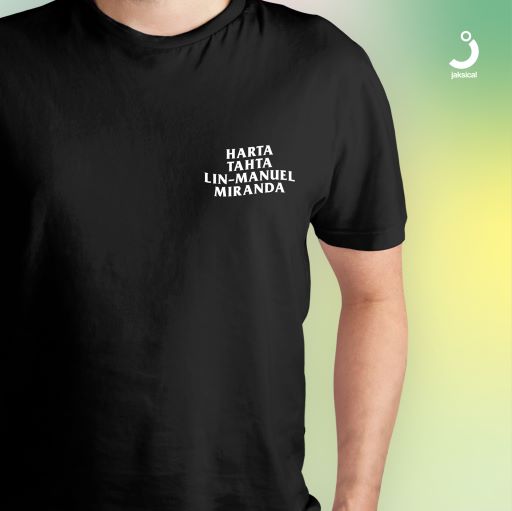 T-Shirt - Harta Tahta Lin-Manuel Miranda_0