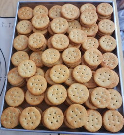 Coffee nougat biscuits 