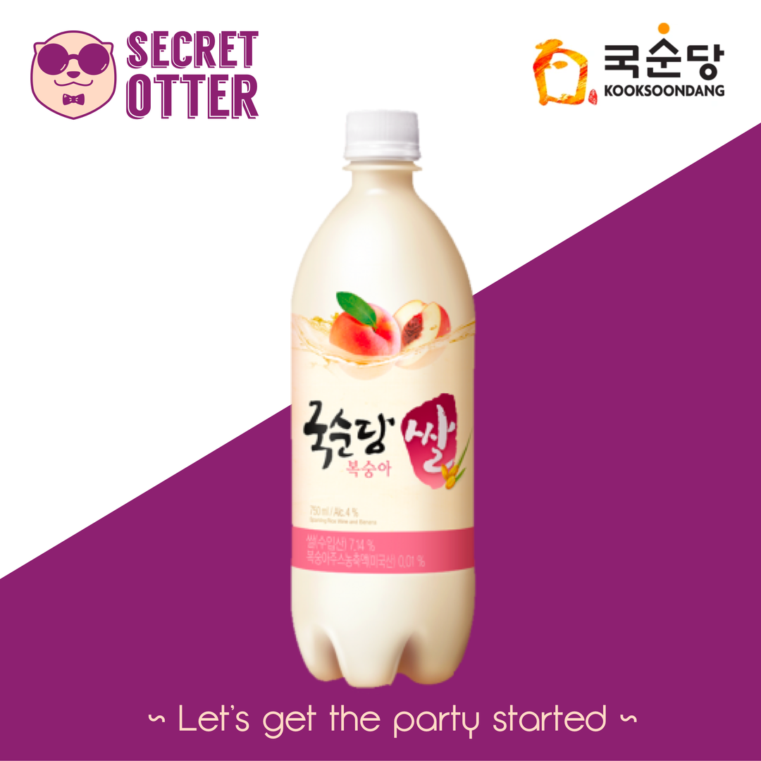 KookSoonDang Peach Makgeolli