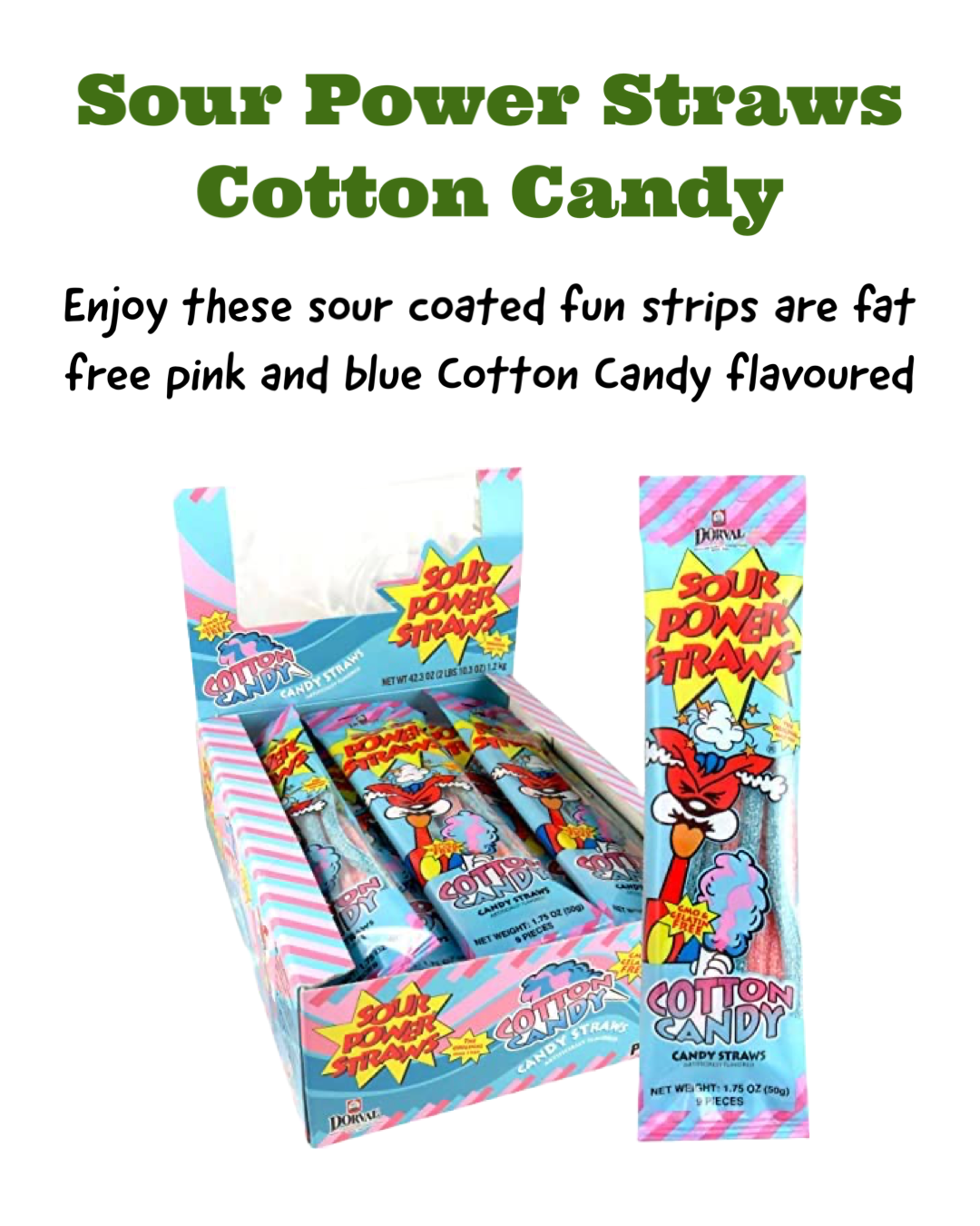 Sour Power Cotton Candy - 50g