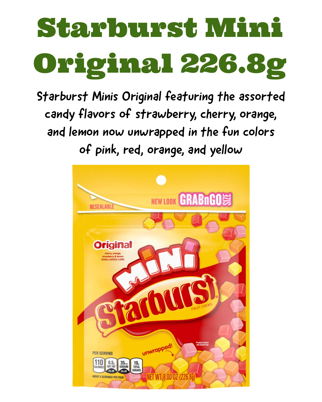 Starburst Mini Original 226.8g