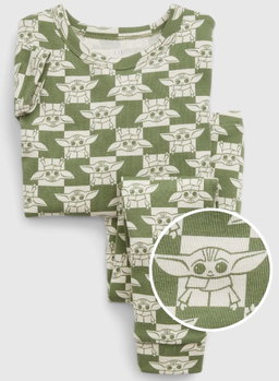 Organic Cotton Yoda PJ Set Short Sleeves