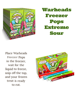 Warheads Freezer Pop Extreme Sour - 10 in a box
