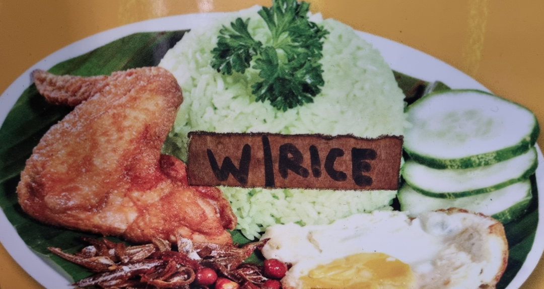 AC2 Nasi Lemak with white rice 