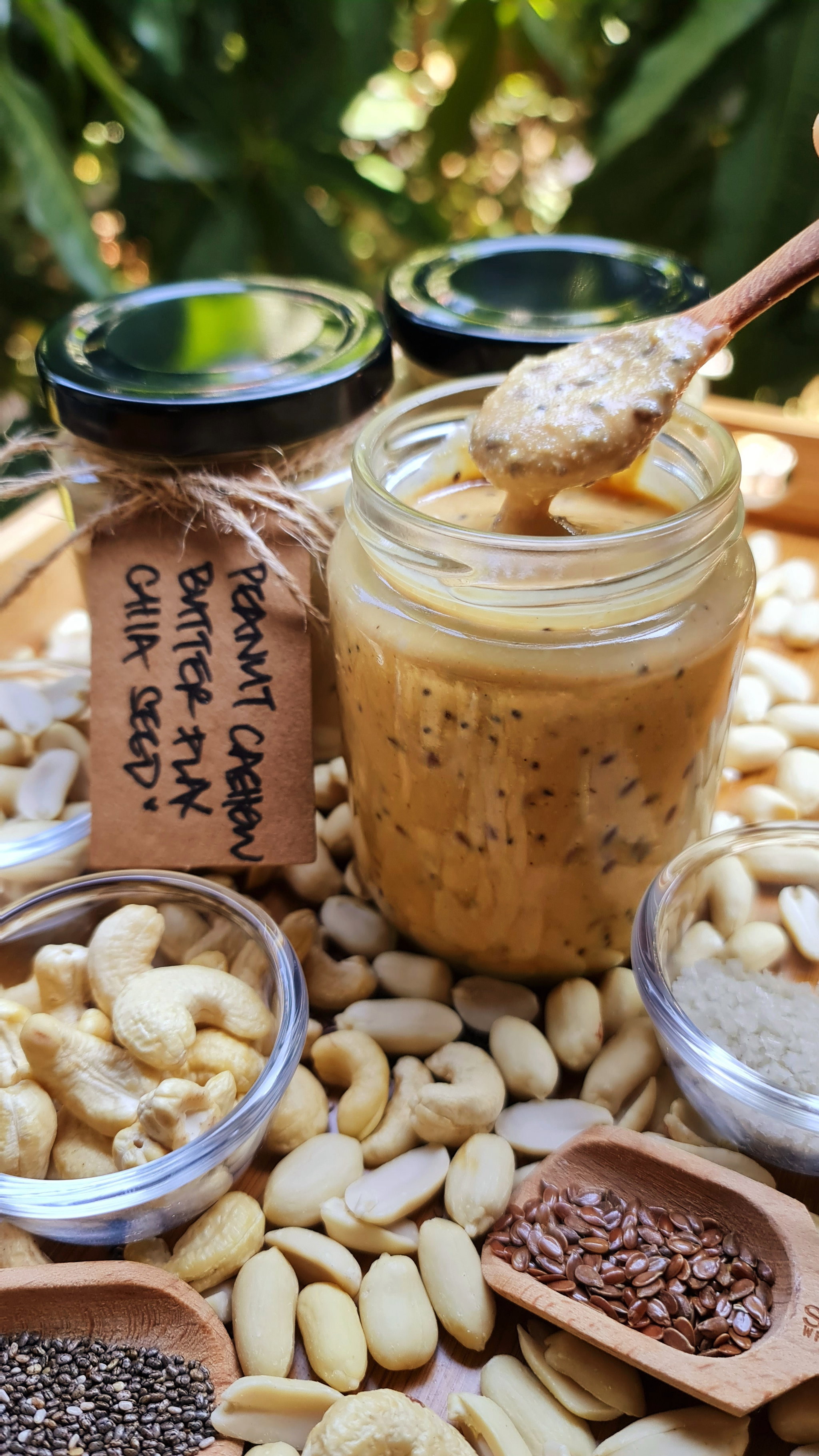 Cashew Peanut Butter with Flax Chia Seed_0