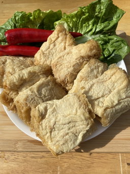Fried beancurd (炸豆支)