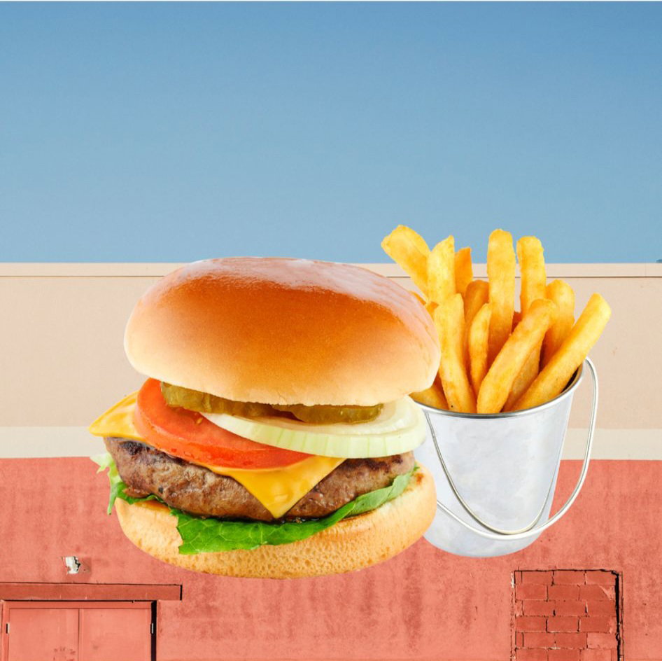 SD3 SND Hamburger with Fries