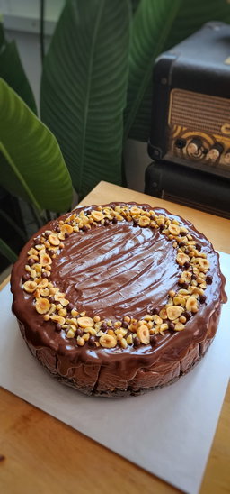 Ultimate Baked Belgian Chocolate Cheesecake