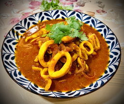 Sotong masak in Sambal/Hitam sauce