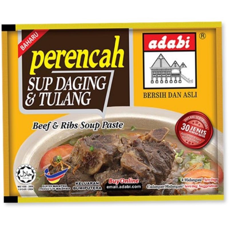 ADABI PERENCAH SUP DAGING & TULANG 100g ( PASTE )