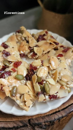 Cranberry Florentine Cookies